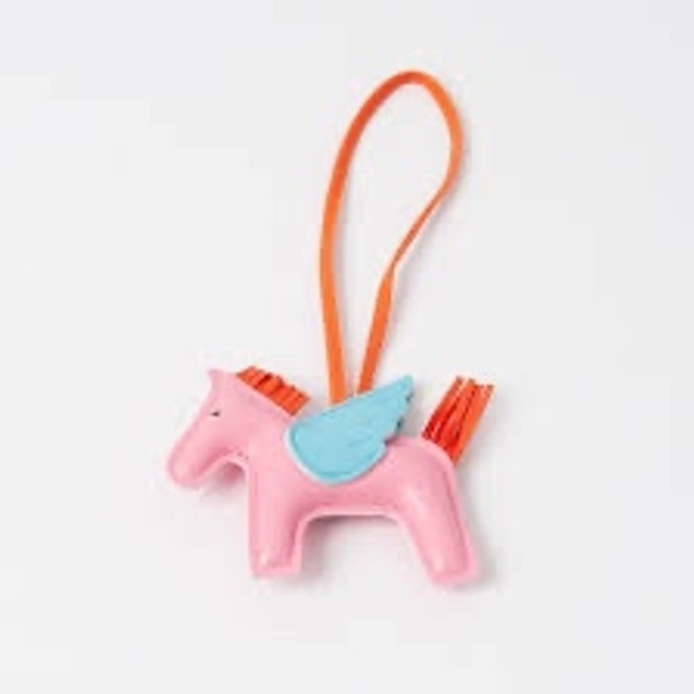 NEW Horse Bag Charm Pink Whimsical Magical